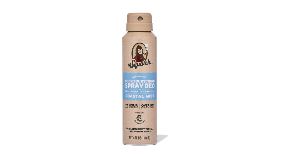 Coastal Mist Spray Deodorant - Essential Travel Shield