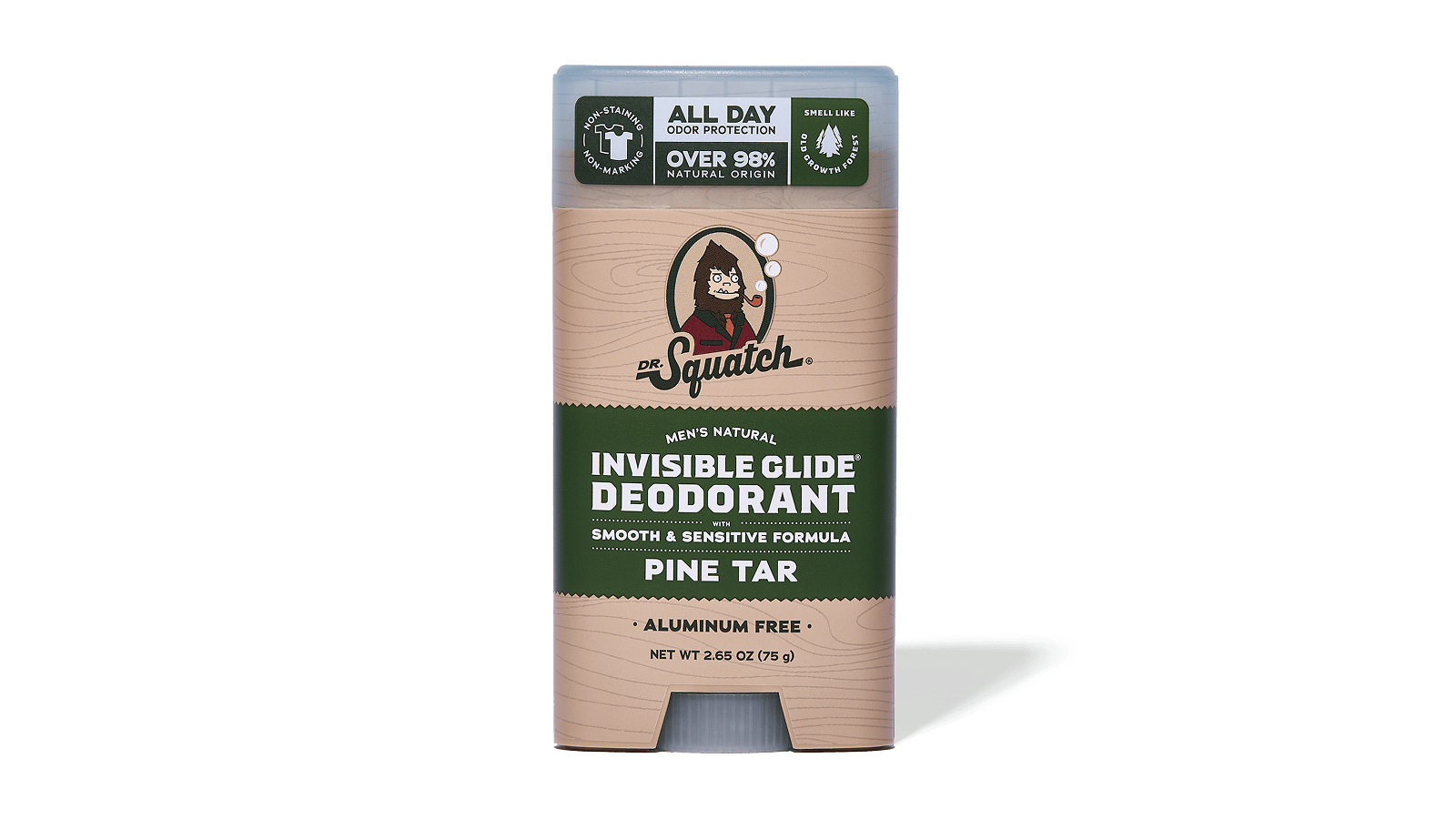 Pine Tar Invisible Glide Deodorant - Modern Daily Guard