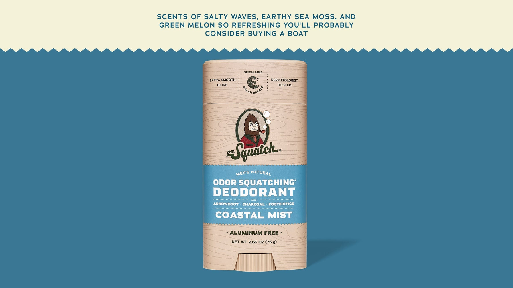 Coastal Mist Deodorant - All Day Travel Routine