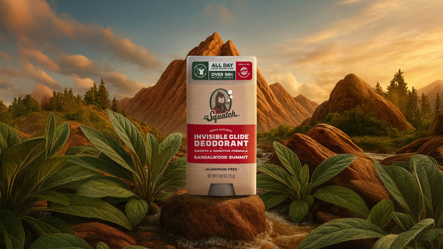 Sandalwood Summit Invisible Glide Deodorant - Simple Travel Shield