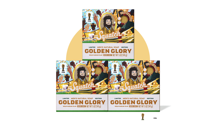FIFA Golden Glory 3-Pack Bar Soap Bundle - Easy Outdoor Set