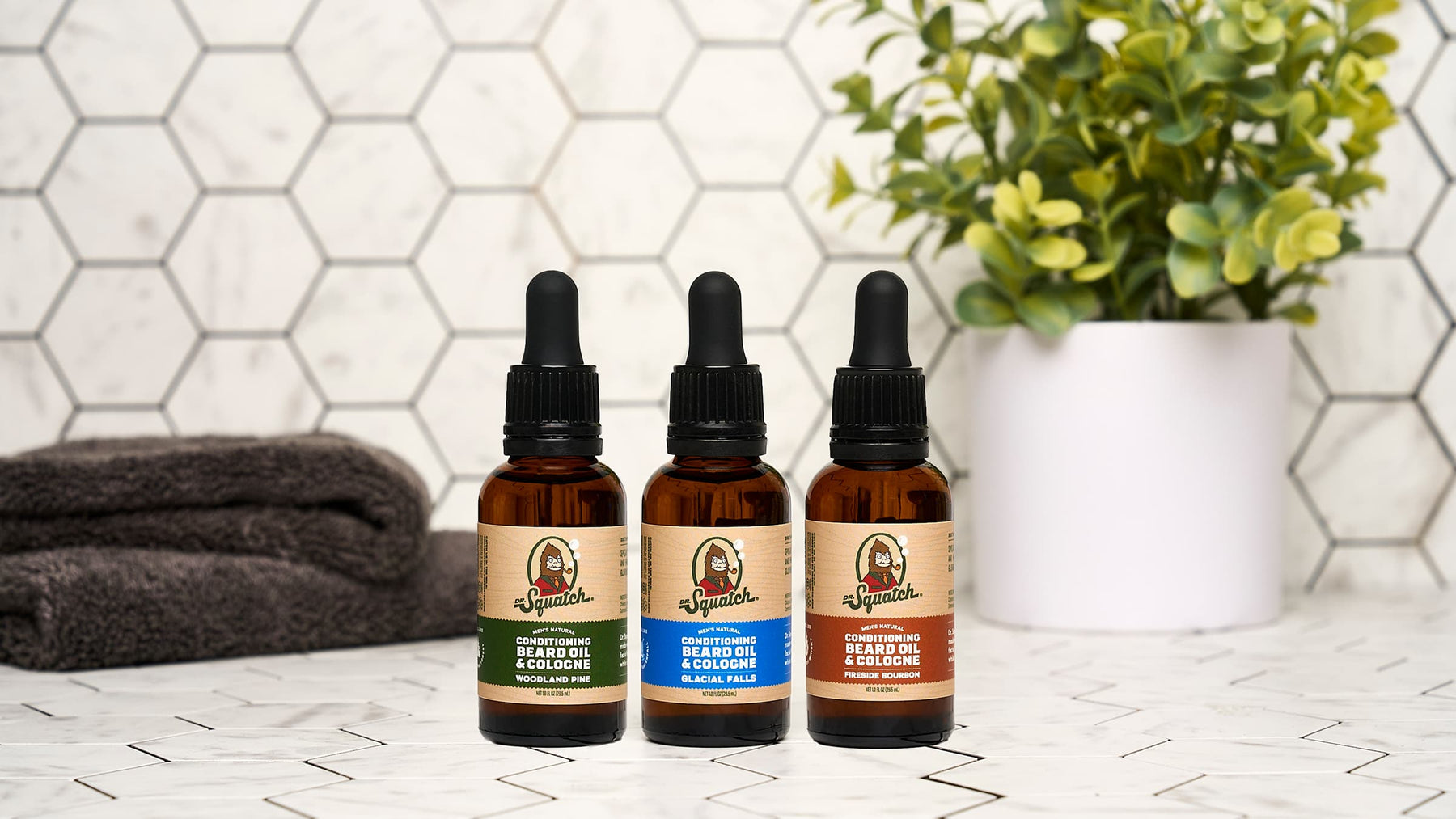 Conditioning Beard Oil & Cologne Woodland Pine - Fresh Trail Style